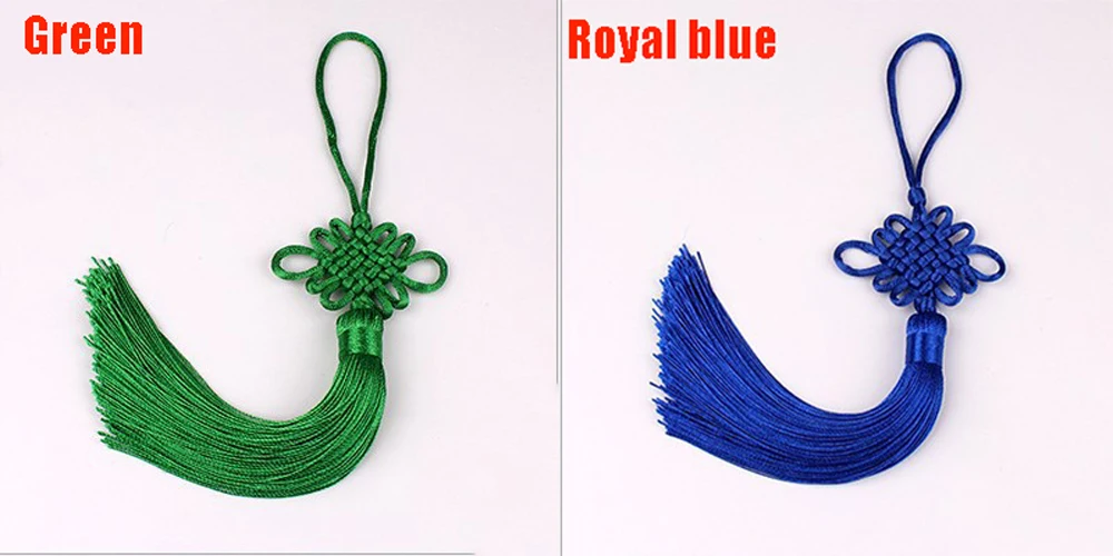 2/5/10/20PCS Handmade Chinese Knots Fortune Tassels Satin Silk Floss Tassel for New Year's Gifts Spring Festival DIY Craft Decor