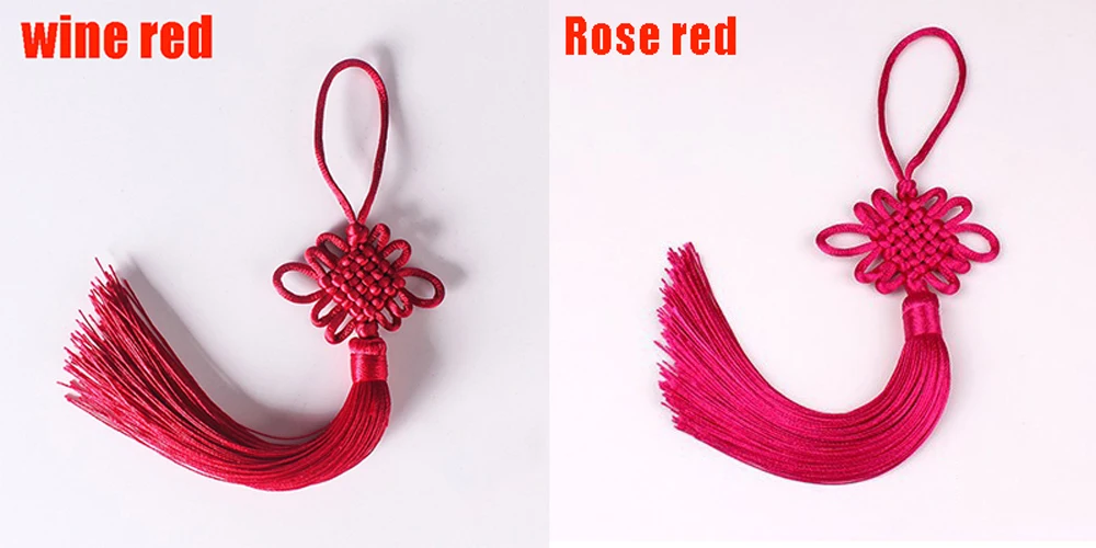 2/5/10/20PCS Handmade Chinese Knots Fortune Tassels Satin Silk Floss Tassel for New Year's Gifts Spring Festival DIY Craft Decor