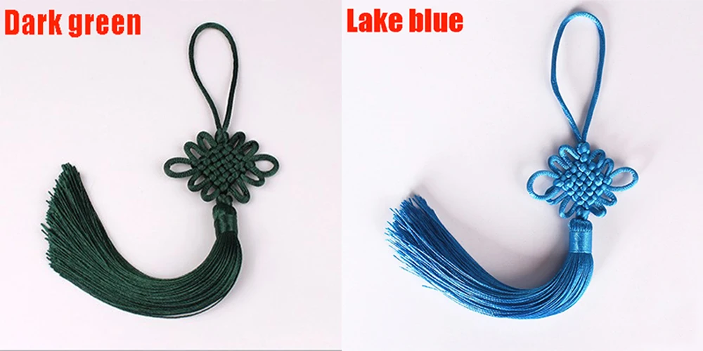 2/5/10/20PCS Handmade Chinese Knots Fortune Tassels Satin Silk Floss Tassel for New Year's Gifts Spring Festival DIY Craft Decor