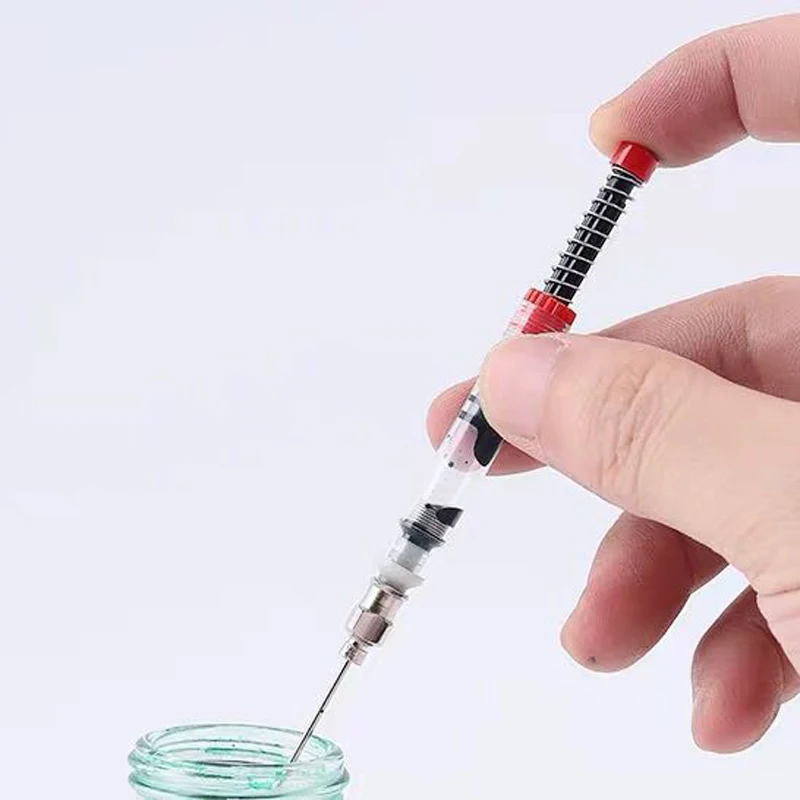 5pc Fountain Pen Auxiliary Inking Accessories Plastic Spring Converter Stationery Office School Supplies Writing