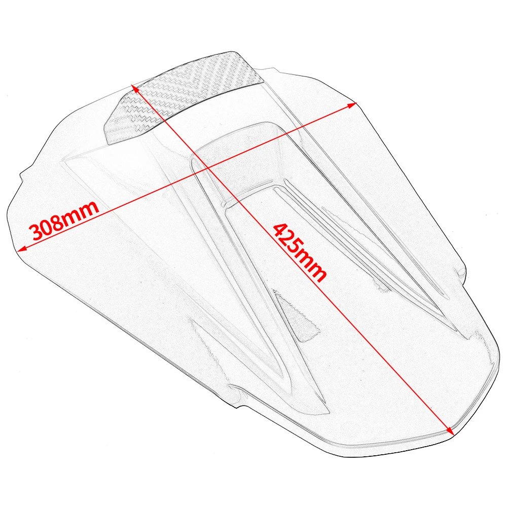 WOLFLINE For KTM Duke 790 Duke790 2018-2024 Motorcycle Single Solo Seat Cover Fairing Rear Pillion Passenger Cowl
