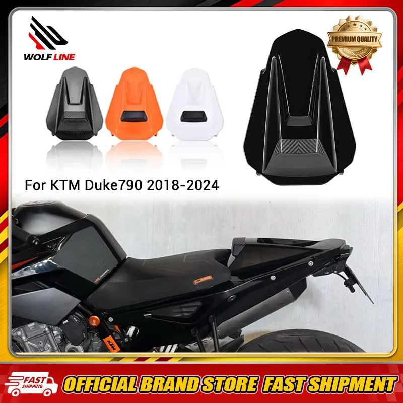 WOLFLINE For KTM Duke 790 Duke790 2018-2024 Motorcycle Single Solo Seat Cover Fairing Rear Pillion Passenger Cowl