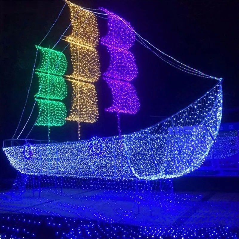110V 220V 10M 100 Led String Garland Christmas Tree Chain Fairy Light Waterproof Home Garden Party Outdoor Holiday Decoration