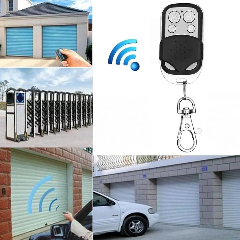 2PCS/3PCS Wireless RF Remote Control 433MHz Electric Gate Garage Door Remote Control Key Fob Duplicator Controller
