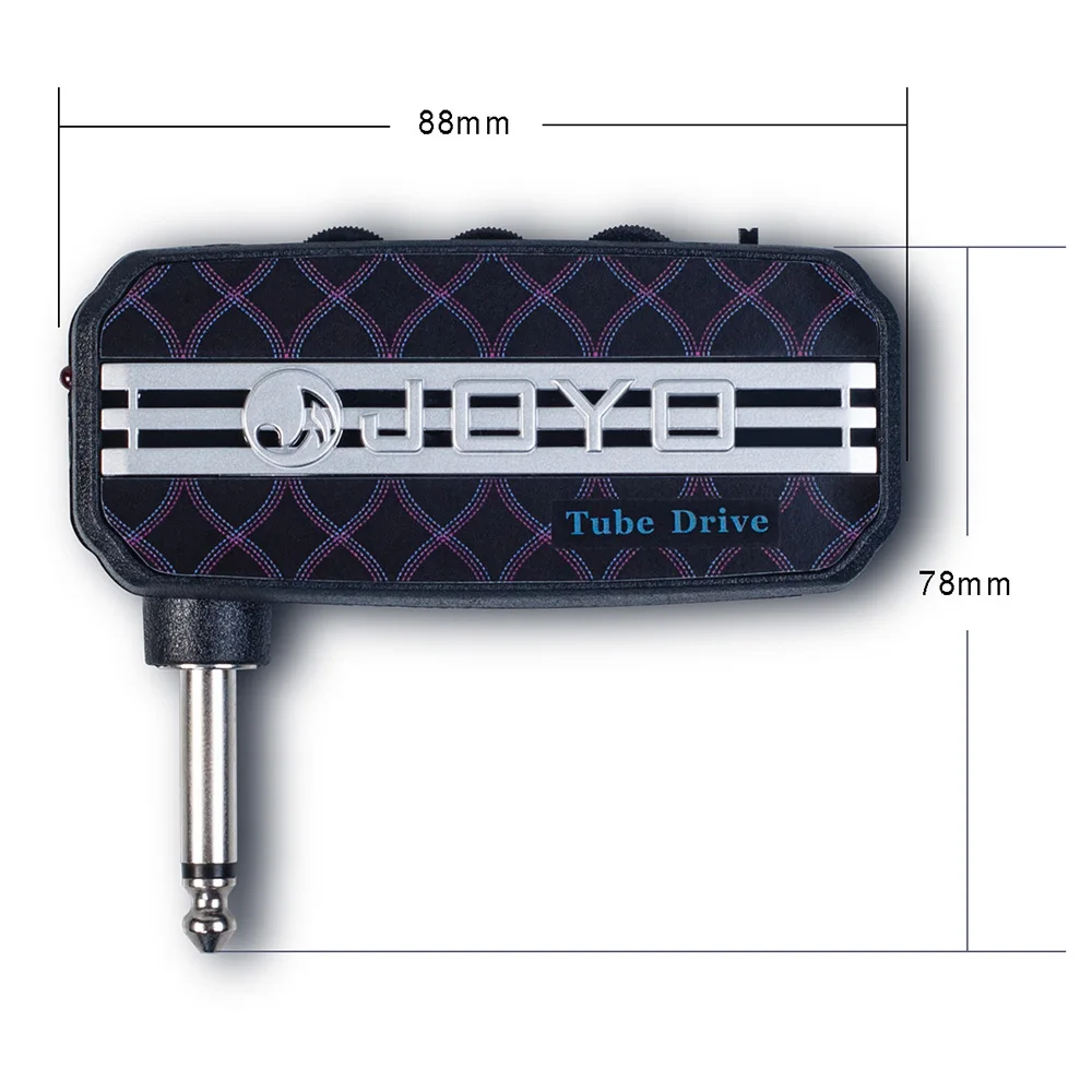 JOYO JA-03 Portable Bass Guitar Amplifier 6 Sound Effects Plug and Play Mini Amplifier Headphone Amp for Guitar Practice