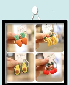 1 PCS New Girls Colorful Wigs Ponytail Kids Hair Accessories Hair Ornament Headbands Rubber Bands Beauty Hair Bands