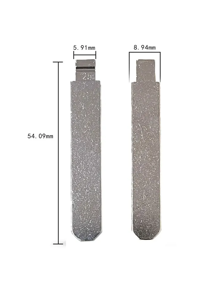 10pcs 25# HON66 Flip Blank Key Blade HON66FH Uncut Car Key Blanks for Accord Fit City New Odyssey for KD Keydiy Xhorse Remotes