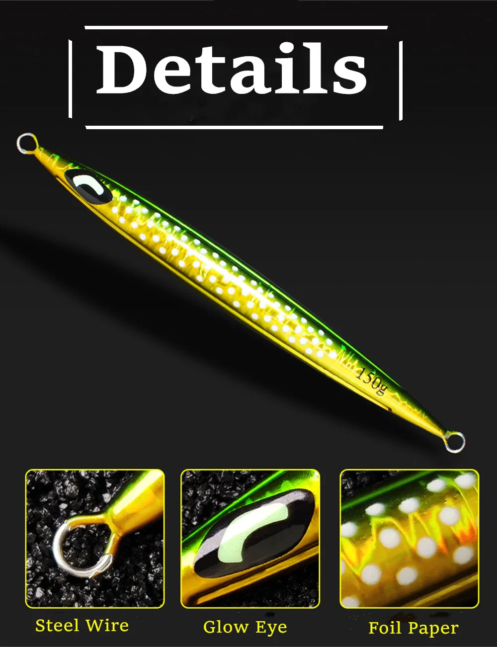 JIGGING PRO 100g 150g 200g 250g 300g Saltwater Metal Jigs Deep Sea Fishing Lure Vertical Speed Jigs