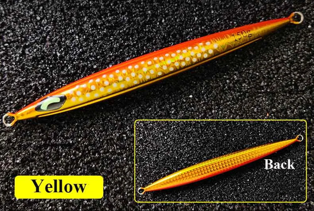 JIGGING PRO 100g 150g 200g 250g 300g Saltwater Metal Jigs Deep Sea Fishing Lure Vertical Speed Jigs