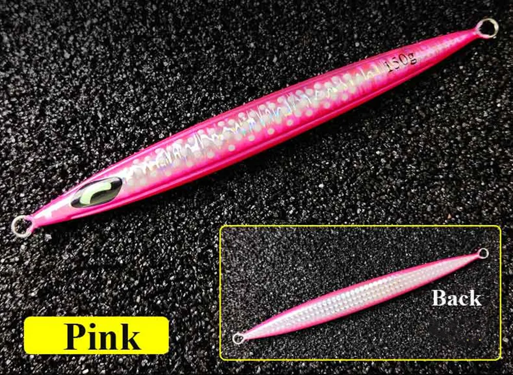 JIGGING PRO 100g 150g 200g 250g 300g Saltwater Metal Jigs Deep Sea Fishing Lure Vertical Speed Jigs
