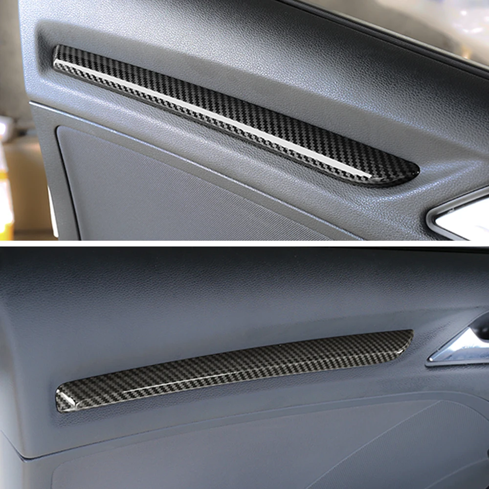 Car LHD Center Console Door Panel Carbon Fiber Trim ABS For Audi A3 S3 RS3 2014-2018 Interior Moldings Cover Trims