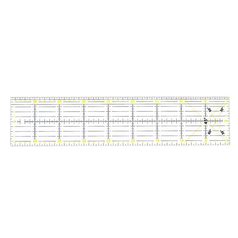 1/2pcs 15cm Quilting Patchwork Ruler Fabric Cloth Cutting Ruler Acrylic Sewing Rulers DIY Knitting Crafts Tailor Sewing Tools