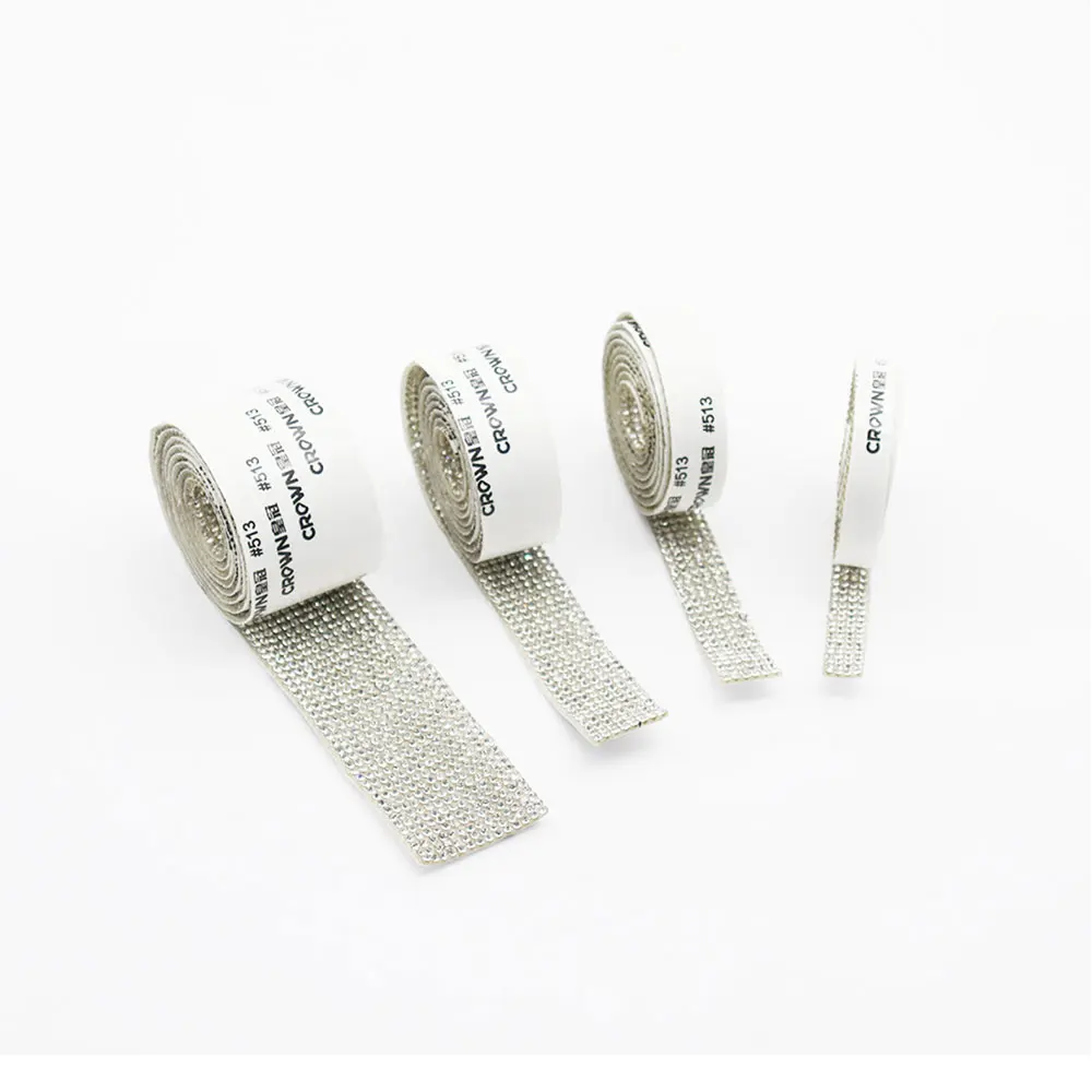 Self Adhesive Crystal Rhinestone Sticker Diamond Ribbon DIY Sticker Rhinestones Arts Crafts Car Phone Decoration Dropshipping