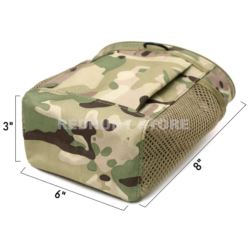 Tactical Molle Drawstring Magazine Dump Pouch Adjustable Utility Belt Fanny Hip Holster Bag Outdoor Ammo Pouch