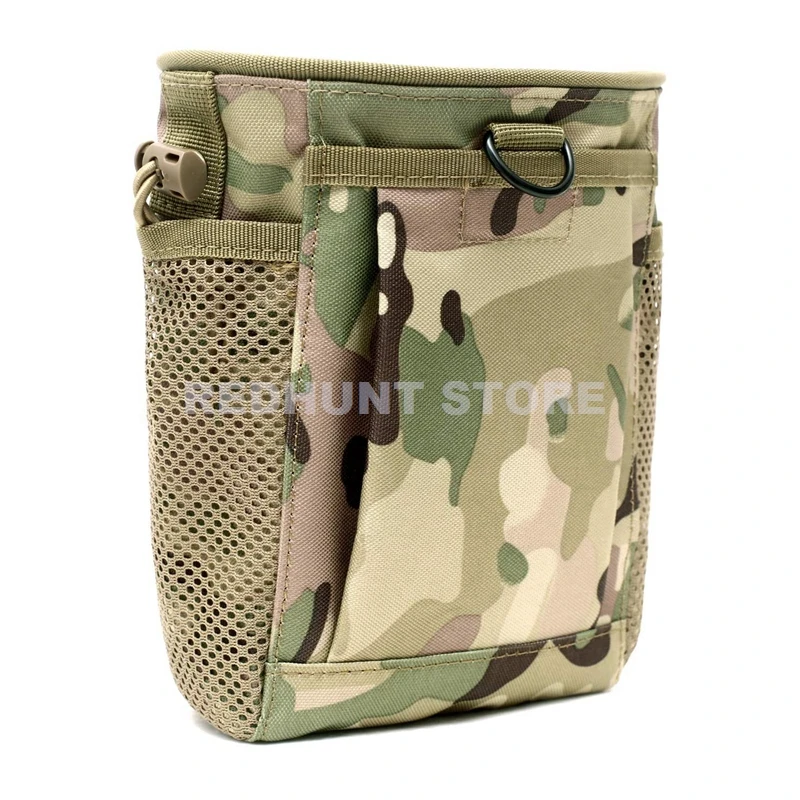 Tactical Molle Drawstring Magazine Dump Pouch Adjustable Utility Belt Fanny Hip Holster Bag Outdoor Ammo Pouch