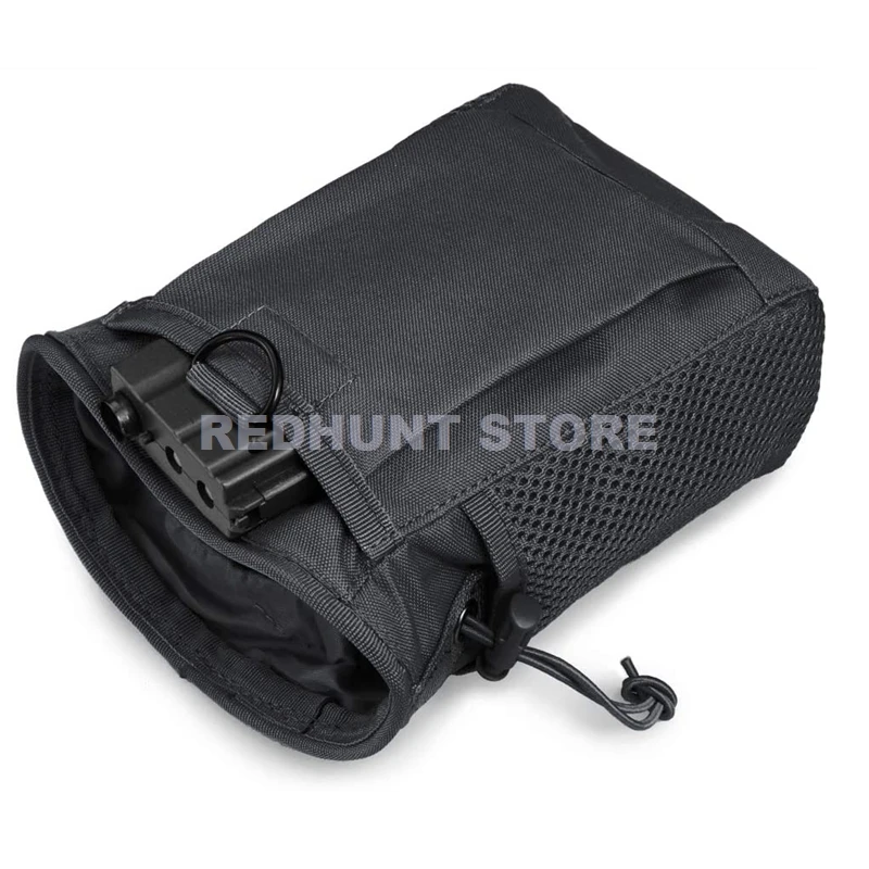 Tactical Molle Drawstring Magazine Dump Pouch Adjustable Utility Belt Fanny Hip Holster Bag Outdoor Ammo Pouch