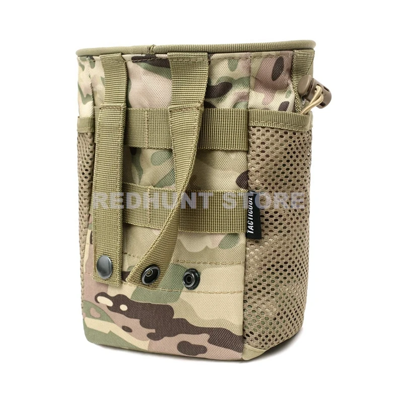 Tactical Molle Drawstring Magazine Dump Pouch Adjustable Utility Belt Fanny Hip Holster Bag Outdoor Ammo Pouch