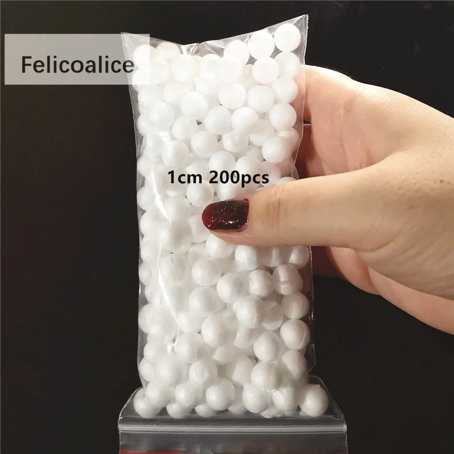 1cm To 5cm Availalble Modelling Polystyrene Styrofoam Foam Round Balls Spheres Crafts DIY Party Wedding Ball Decoration Supplies