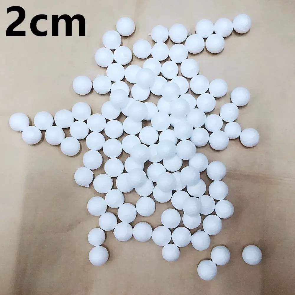 1cm To 5cm Availalble Modelling Polystyrene Styrofoam Foam Round Balls Spheres Crafts DIY Party Wedding Ball Decoration Supplies