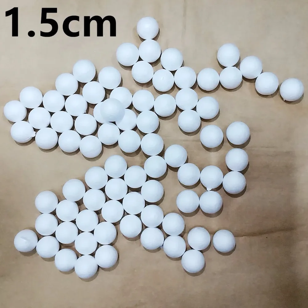 1cm To 5cm Availalble Modelling Polystyrene Styrofoam Foam Round Balls Spheres Crafts DIY Party Wedding Ball Decoration Supplies