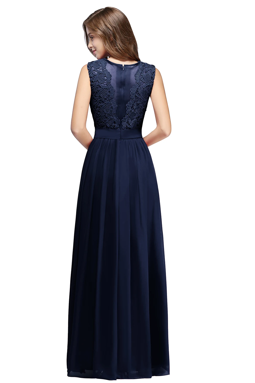 Spaghetti Straps Navy Blue A Line Evening Dresses 2025 Elegant Beaded Appliques Illusion Prom Gowns Formal Party Vestido De Gala