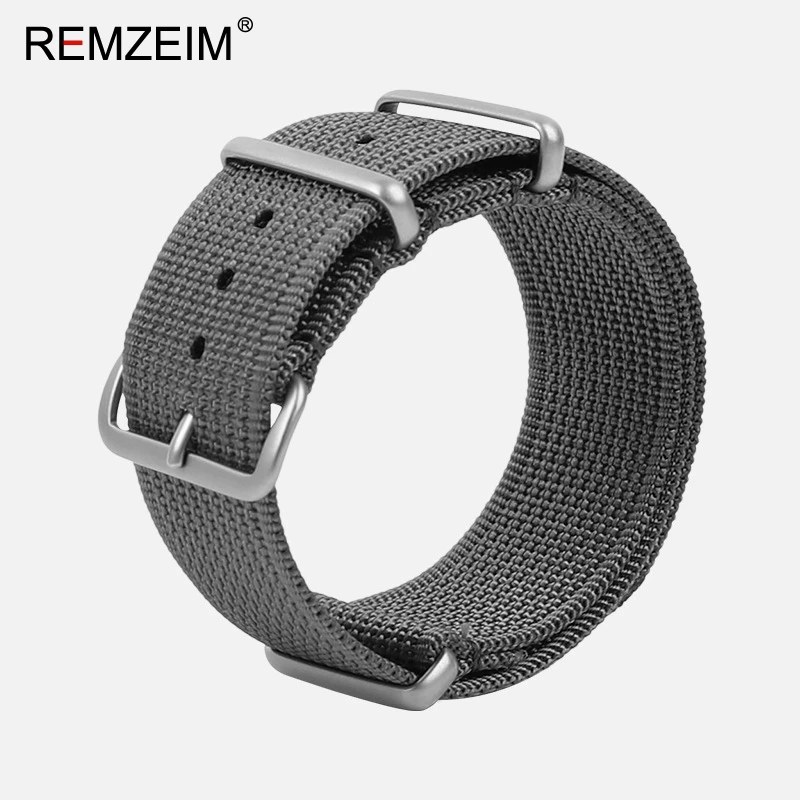 High Quality Nylon Watch Strap Brown Green Black Band Military Casual Watchband Army Sport Bracelet Replacement Belt