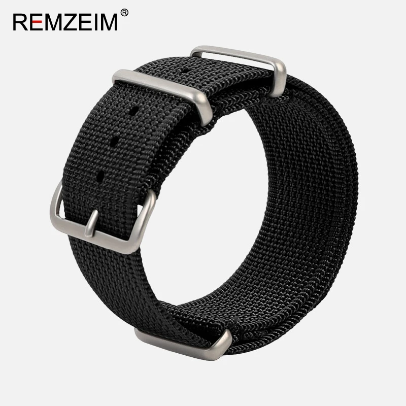 High Quality Nylon Watch Strap Brown Green Black Band Military Casual Watchband Army Sport Bracelet Replacement Belt