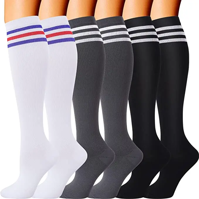 Compression Socks Women Men Knee High 30MmHg Sports Socks Edema Diabetes Varicose Veins Running Stocking Wholesale Dropshipping