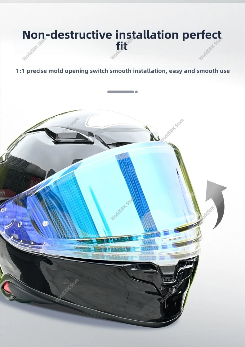 CWR-F2 Z8 X15 X-Fifteen Visor for SHOEI RF-1400 Z8 Z-8 CWR-F2 Motorcycle Helmet Glasses Motorbike Helmet Night Visor