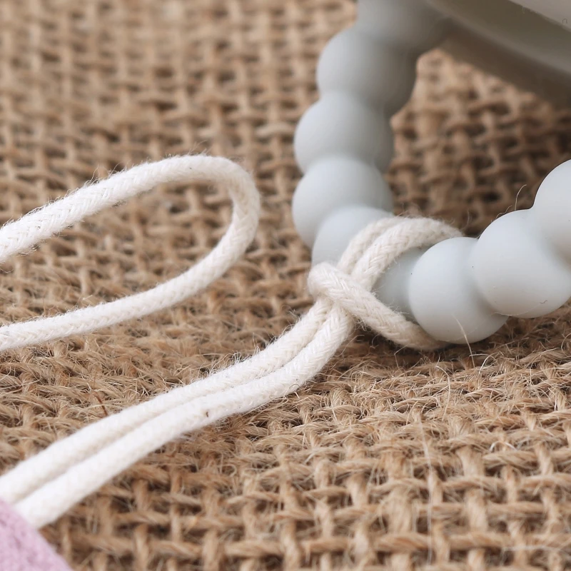 Baby Pacifier Clip Pacifier Anti-lost Chain Clip Nipple Holder Soft Cotton Children Kid Pacifier Soother Holder