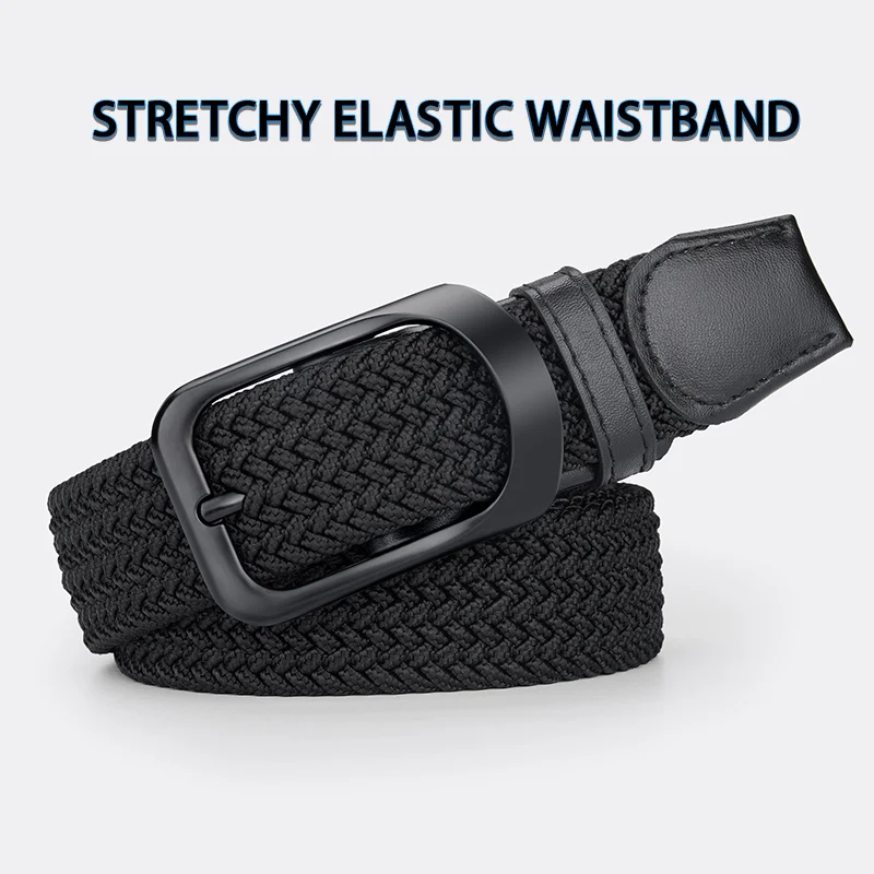 Men's elastic belt Women's elastic belts Fashion Minimalist Belt with Jeans Outdoor Sports Pin Buckle Unisex Belt