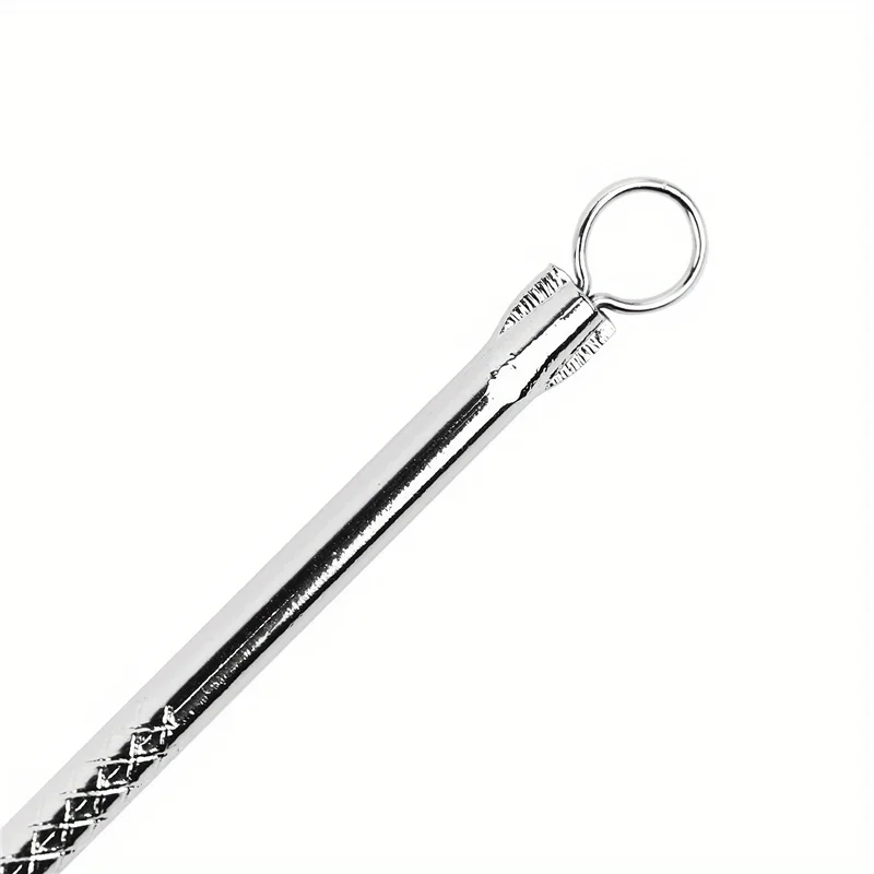 Stainless Steel Blackhead Remover, Pimple Popper Tool for Blemish, Whitehead, Acne Removal, Suitable for Normal Skin