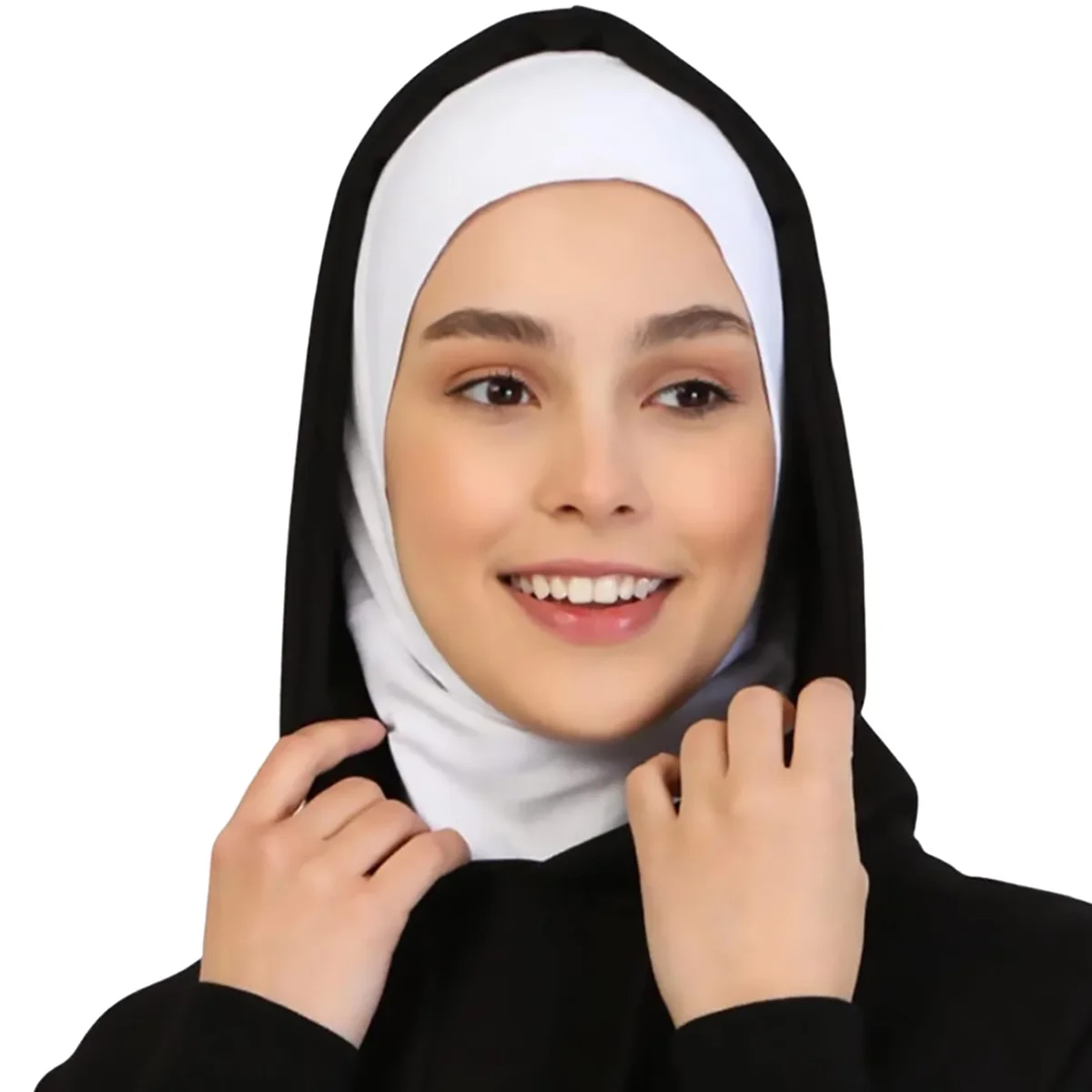 New Ready To Go Wear Instant Hijab for Women Solid Color Hemp Headscarf Neck Cover Sports Hijabs Pinless Islam Shawls and Wraps