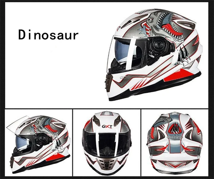 Full Face Motorcycle Helmets Latest Downhill Racing Motorbike Riding Casco Capacete De Moto DOT Approved For Men Women Kask GXT