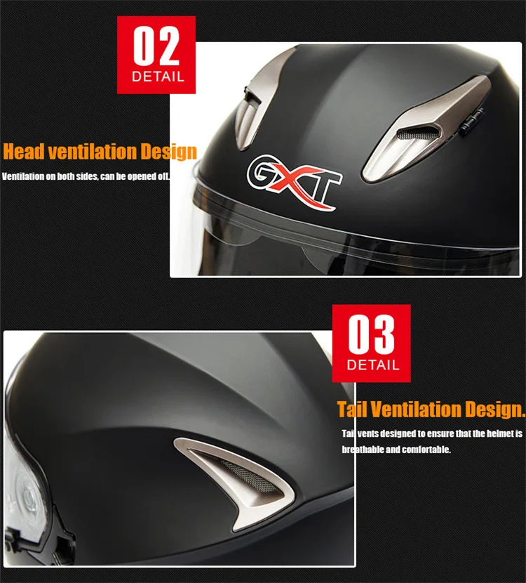Full Face Motorcycle Helmets Latest Downhill Racing Motorbike Riding Casco Capacete De Moto DOT Approved For Men Women Kask GXT