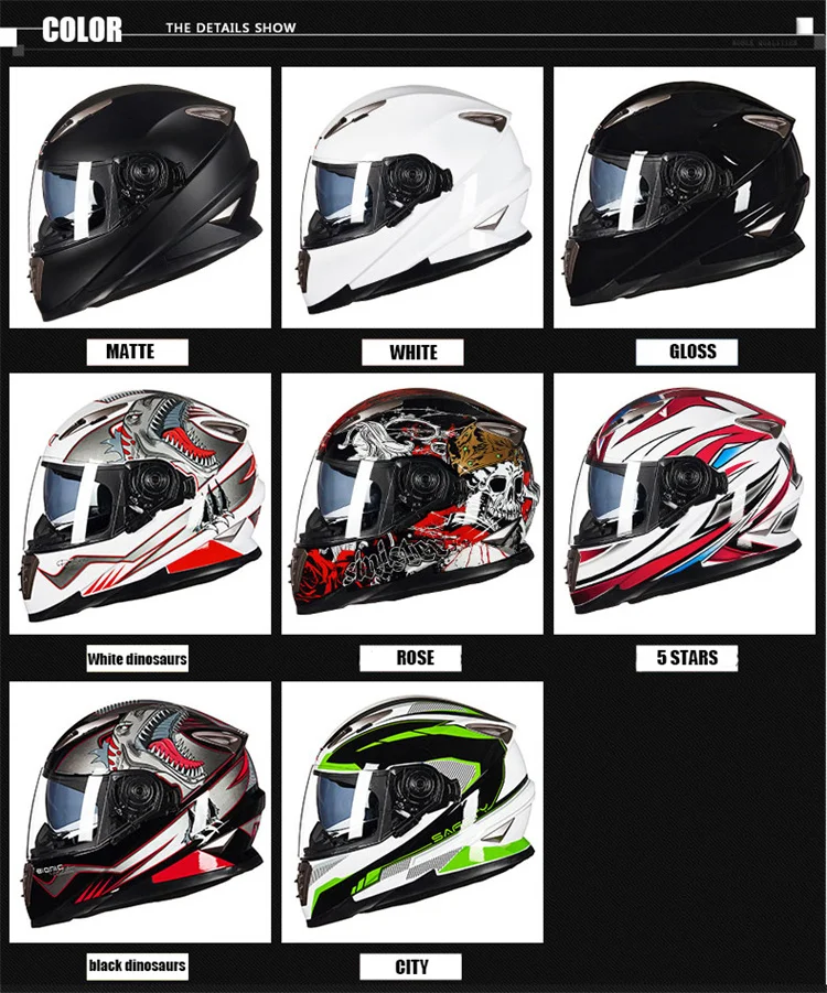 Full Face Motorcycle Helmets Latest Downhill Racing Motorbike Riding Casco Capacete De Moto DOT Approved For Men Women Kask GXT