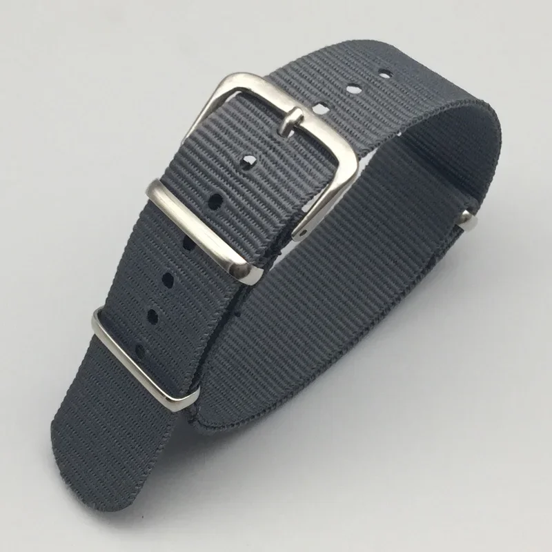 Nylon Canvas Strap 18mm 20mm 22mm 24mm Sports Fabric Nylon Watchband Accessories Band Buckle Belt