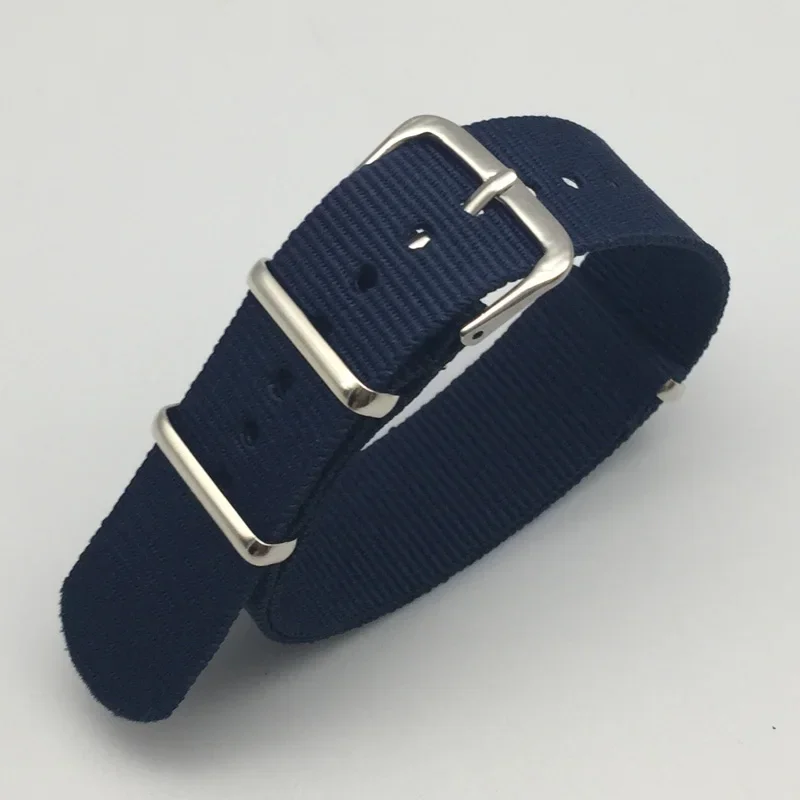 Nylon Canvas Strap 18mm 20mm 22mm 24mm Sports Fabric Nylon Watchband Accessories Band Buckle Belt