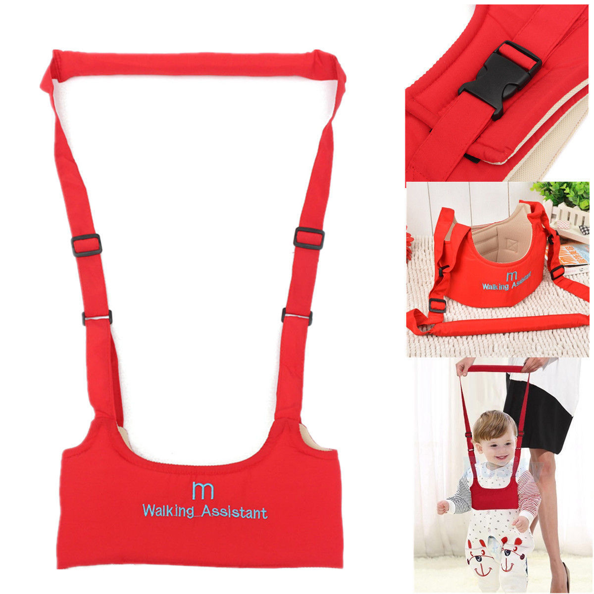 Baby Walk learning Strap Kids Walking Assistant Toddler Harness Child Strap Learning Walking Baby Belt Safety Walk Reins Leashes
