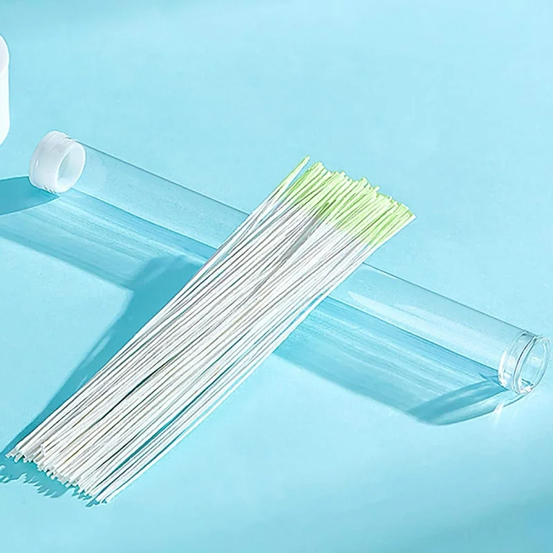 120/60pcs Ear Piercing Cleaning Effective Ear Hole Cleaner Tool Disposable Earrings Hole Clean Paper Line for Removing Dirt Odor