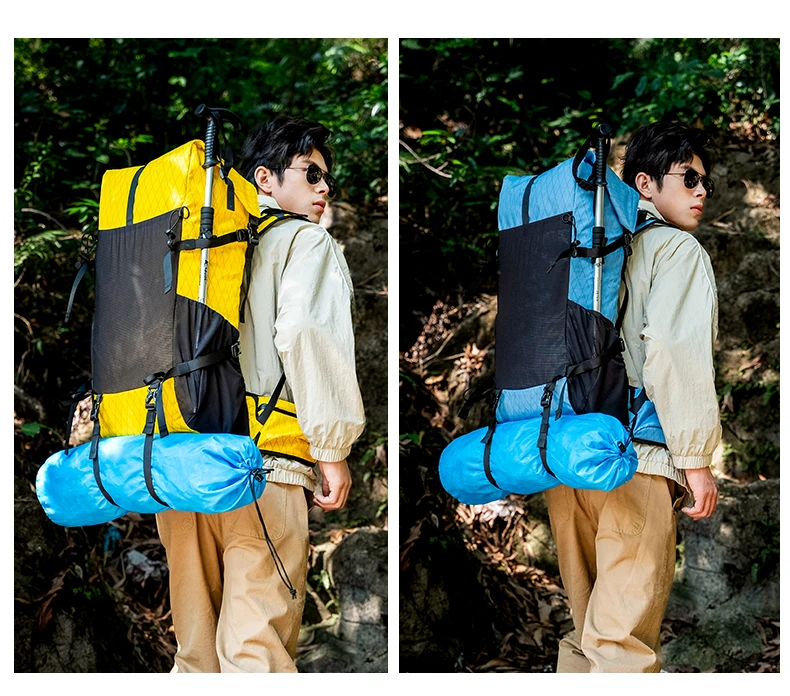 40L Outdoor Hiking Camping Backpack Large Capacity Waterproof Climbing Bag Travel Equipment Men Women's 2024 New Backpack