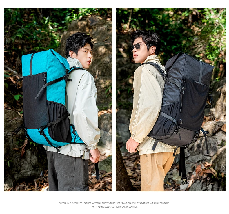 40L Outdoor Hiking Camping Backpack Large Capacity Waterproof Climbing Bag Travel Equipment Men Women's 2024 New Backpack