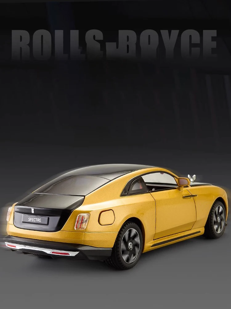 1:24 Rolls Royce Spectre Alloy Diecast Model Car Sound & Light Collection Gifts Christmas Present For Boyfriend Birthday Gifts