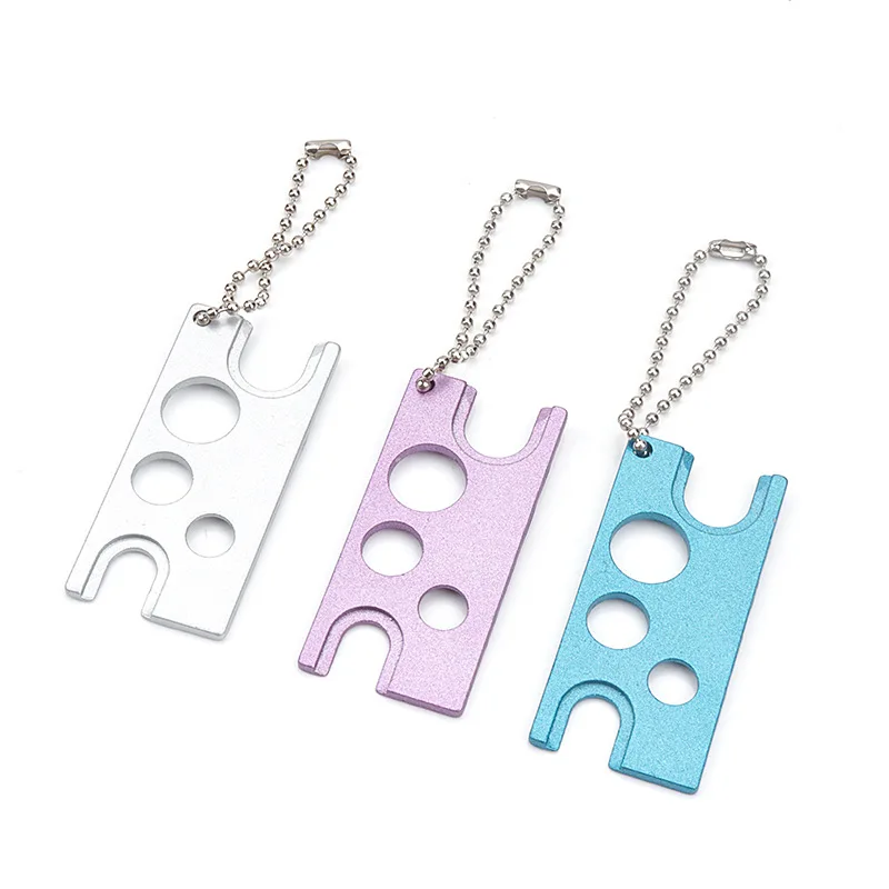 Hot Stainless steel Caps Opener for Universal Eyelash Glue Replacement Bottle Mouth Head Anti-blocking Lash Makeup Tools