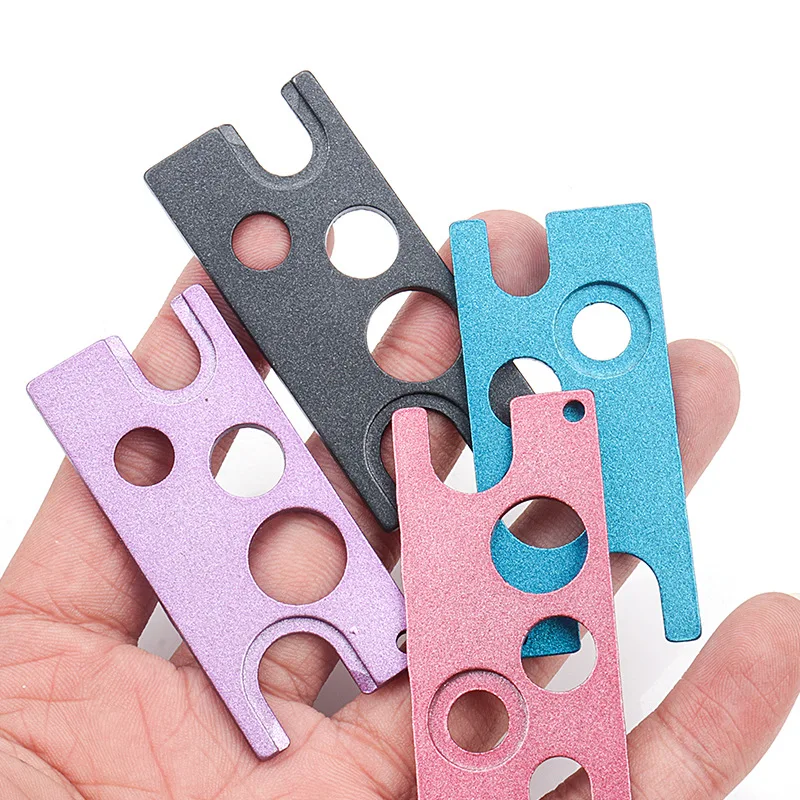 Hot Stainless steel Caps Opener for Universal Eyelash Glue Replacement Bottle Mouth Head Anti-blocking Lash Makeup Tools
