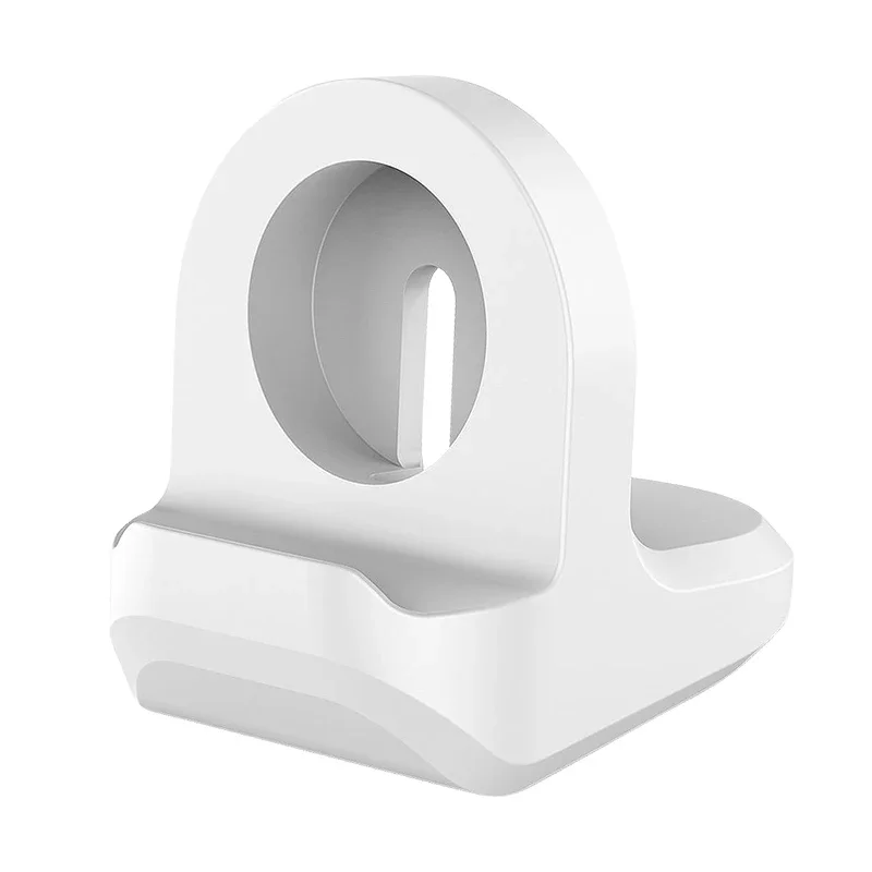 Silicone Charger Stand for Apple Watch Serie 9 8 7 6 5 4 SE Apple watch Iwatch Station Dock Charging Desktop Holder Accessories