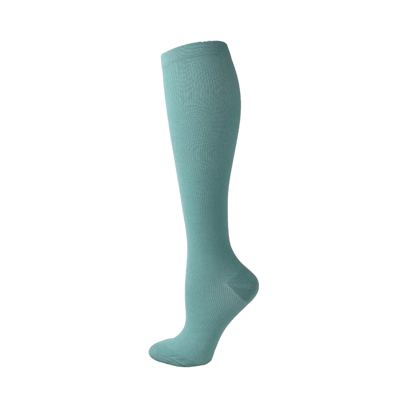 19 Styles Compression Stocking Blood Circulation Promotion Slimming Compression Socks Anti-Fatigue Comfortable Solid Color Socks