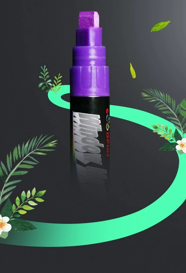 8 Color/set LED Highlighter Fluorescent Marker Pens Erasable Chalk 5/6/8/10mm Stationery For LED Writing Board Painting Graffit