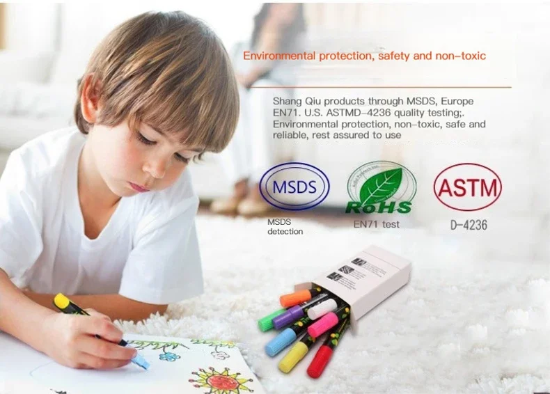 8 Color/set LED Highlighter Fluorescent Marker Pens Erasable Chalk 5/6/8/10mm Stationery For LED Writing Board Painting Graffit