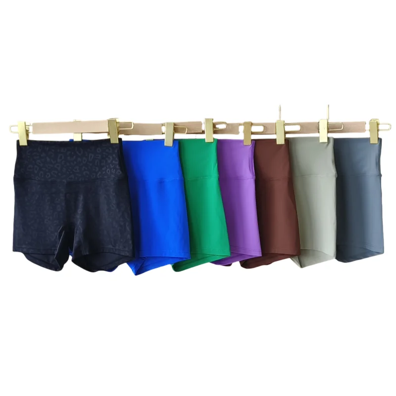 Women's Yoga Fitness Shorts Running Cycling Women's Leggings Quick Dry Breathable High-Waisted Yoga Shorts